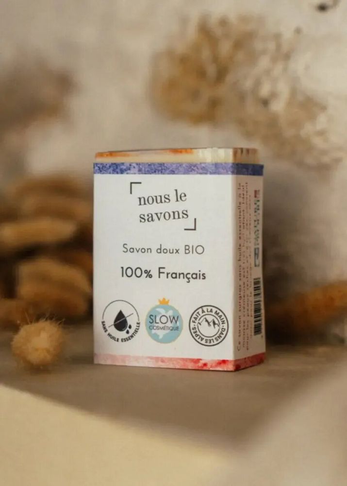 Cosmétiques - Savon bio doux 100% Français - NOUS LE SAVONS