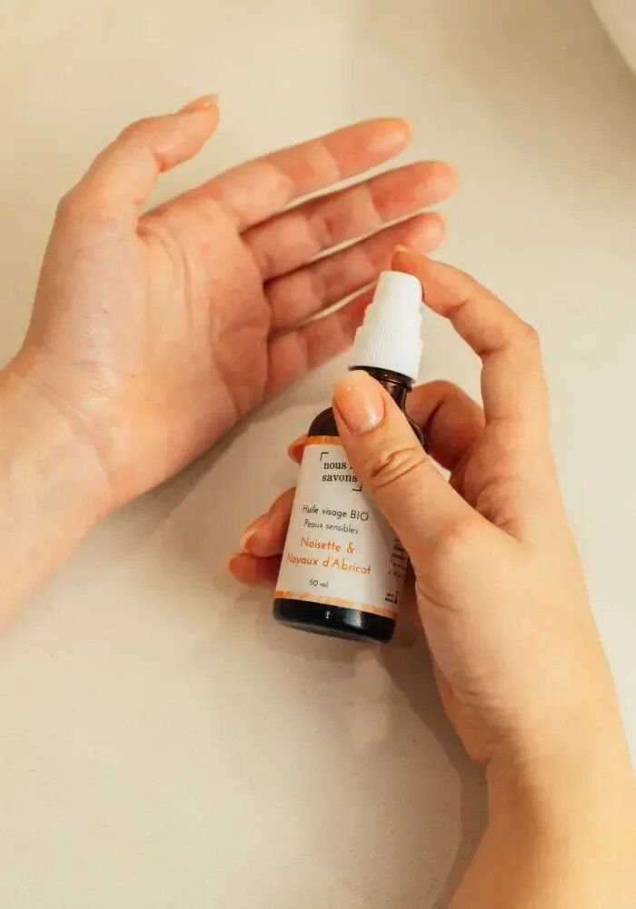 Beauty products - Hazelnut and Apricot Kernel Oil Face Oil - NOUS LE SAVONS