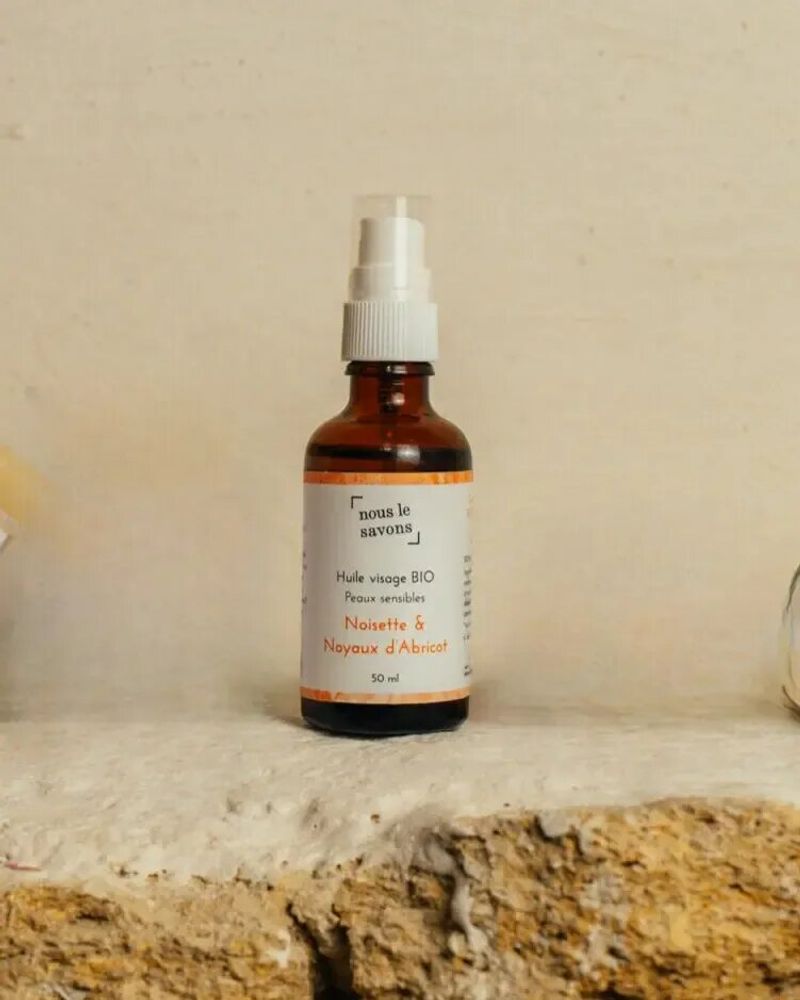 Beauty products - Hazelnut and Apricot Kernel Oil Face Oil - NOUS LE SAVONS