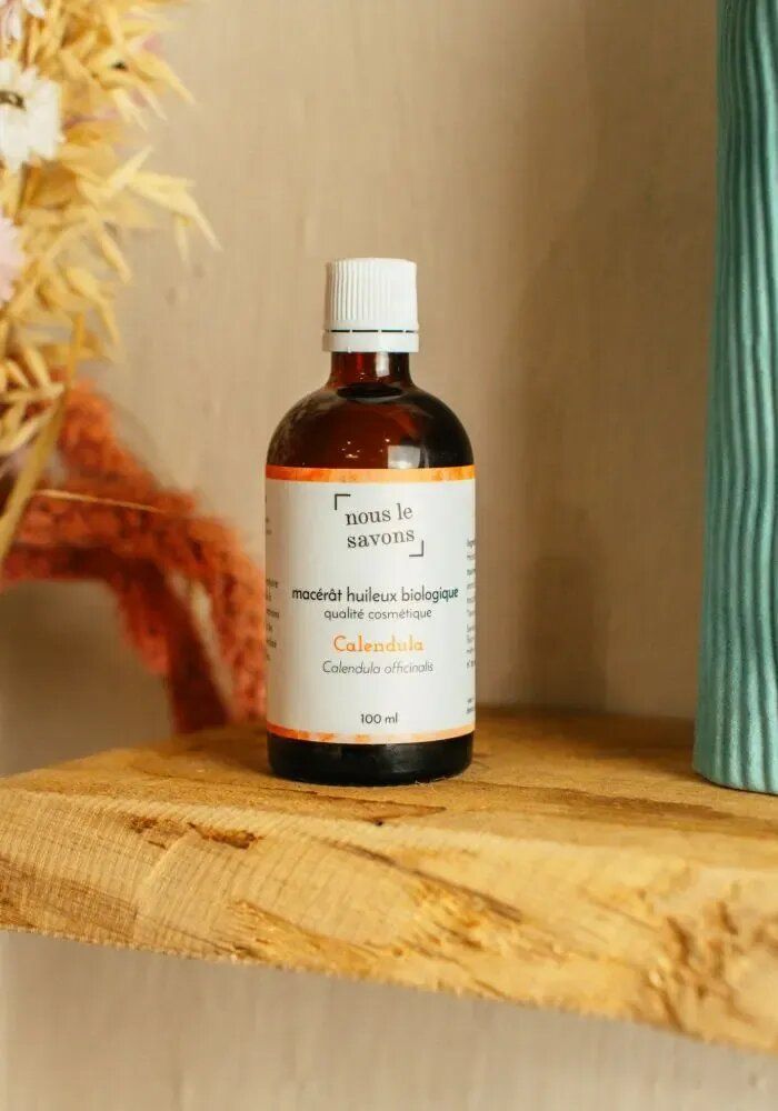 Cosmétiques - Macérat huileux de Calendula Bio - NOUS LE SAVONS