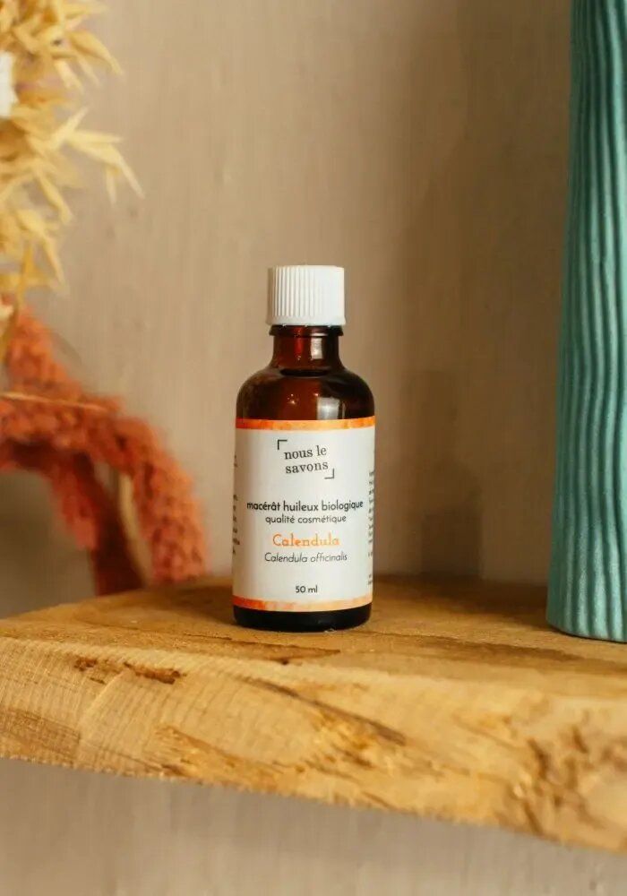 Cosmétiques - Macérat huileux de Calendula Bio - NOUS LE SAVONS