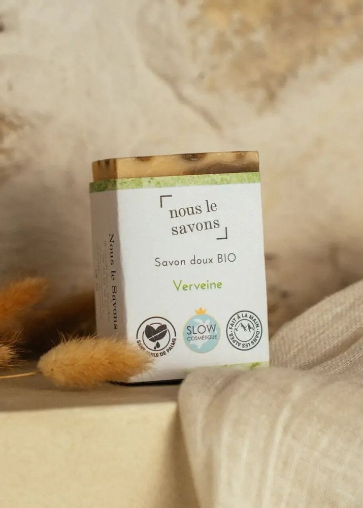 Beauty products - Soft organic soap - Verbena - NOUS LE SAVONS