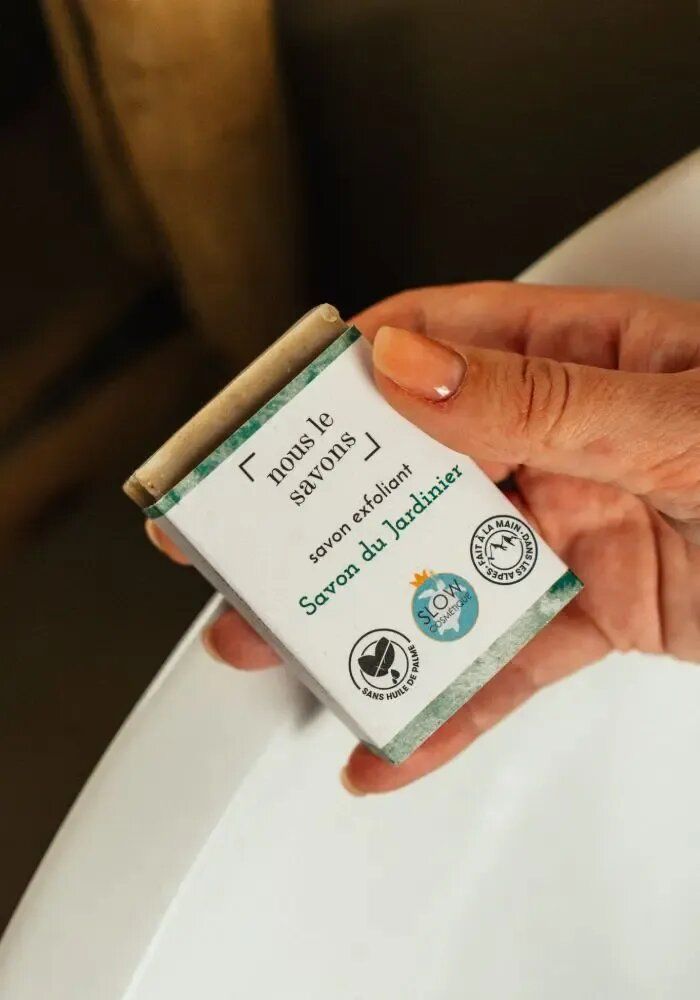 Beauty products - Exfoliating organic soap - The Gardener - NOUS LE SAVONS
