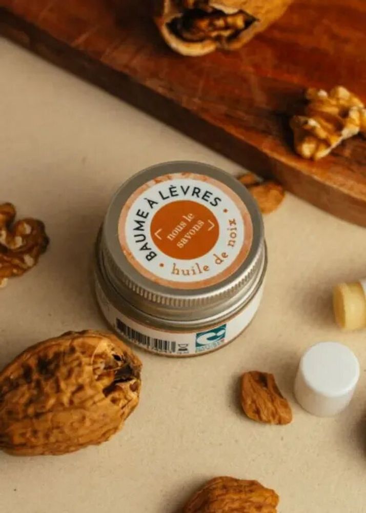 Beauty products - Organic lip balm - walnut - NOUS LE SAVONS