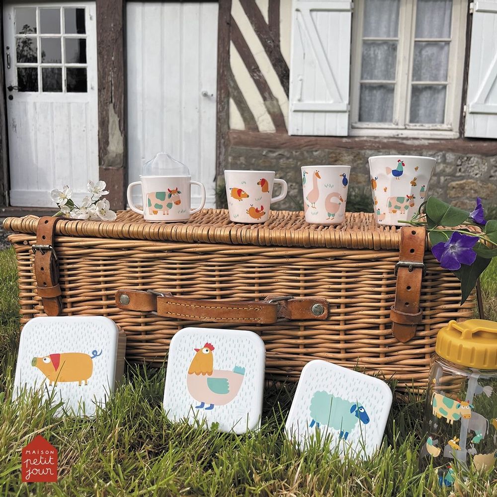 Assiettes au quotidien - Gourde La Ferme - PETIT JOUR PARIS