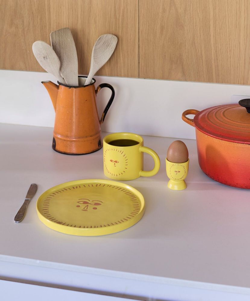 Everyday plates - Sunshine Side Plate - DONNA WILSON