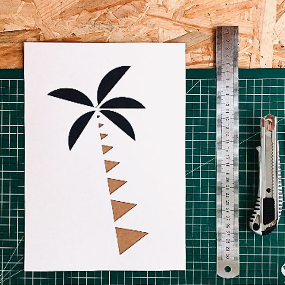 Other wall decoration - PALMIER OISO® participatory chalkboard - OISO