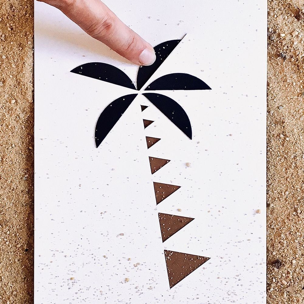 Other wall decoration - PALMIER OISO® participatory chalkboard - OISO