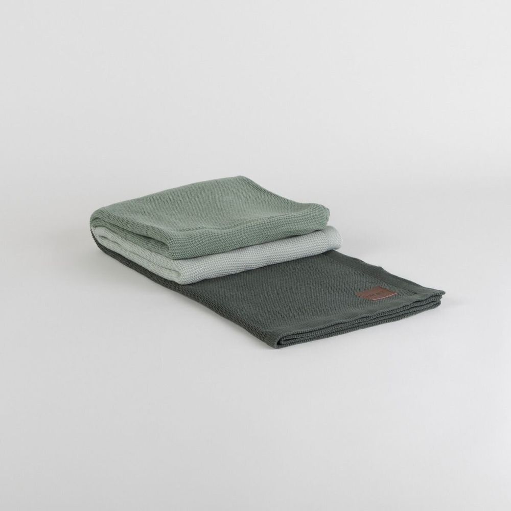 Throw blankets - Blanket AMELIA, 120x175cm, Green - DILIOS