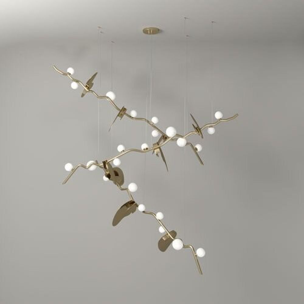 Suspensions - Lampe à suspension Almond fabriquée à la main par Creativemary - CREATIVEMARY