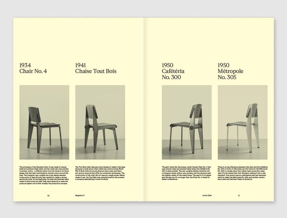 Objets de décoration - Chaise standard du magazine C numéro 01 - NEW MAGS
