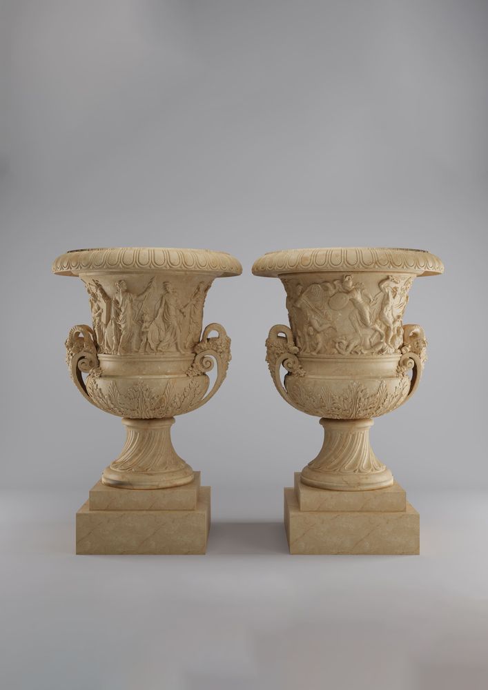 Unique pieces - Vases of War and Peace - STONE LEGEND
