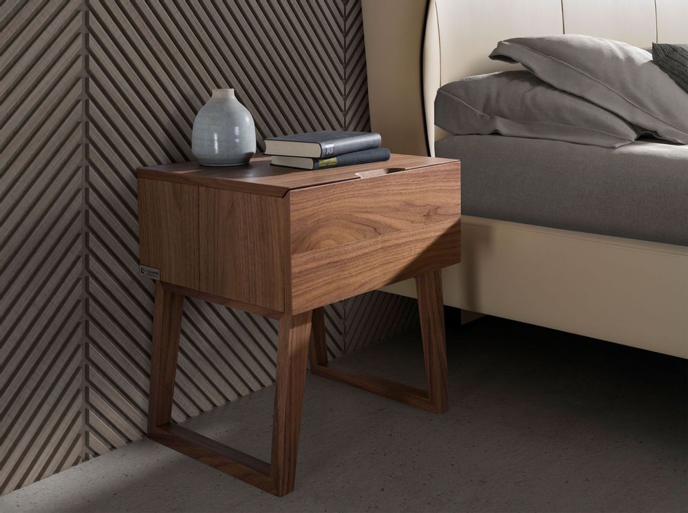 Night tables - Walnut nightstand - ANGEL CERDÁ