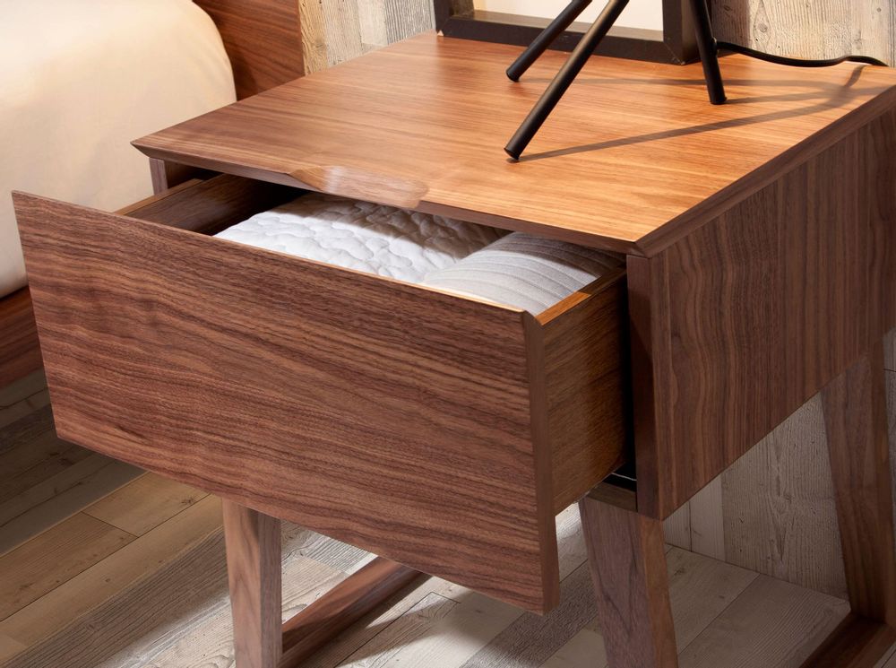 Night tables - Walnut nightstand - ANGEL CERDÁ