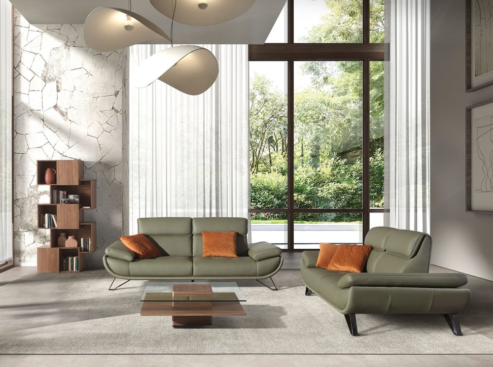 Office furniture and storage - Walnut wood shelving unit with doors - ANGEL CERDÁ