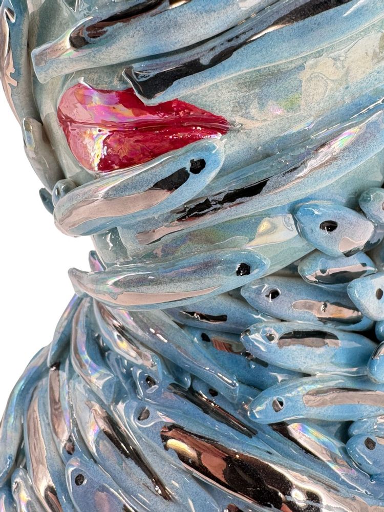Objets design - MUSA MARINA RECOUVERTE DE POISSONS - MOSCHE BIANCHE