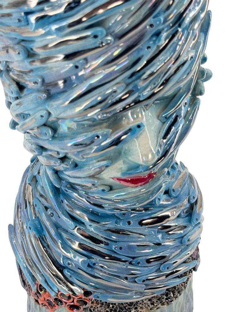 Objets design - MUSA MARINA RECOUVERTE DE POISSONS - MOSCHE BIANCHE