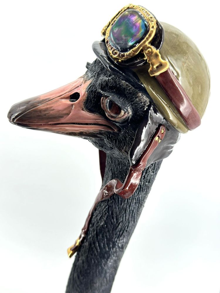 Sculptures, statuettes et miniatures - AUTRUCHE - MOSCHE BIANCHE