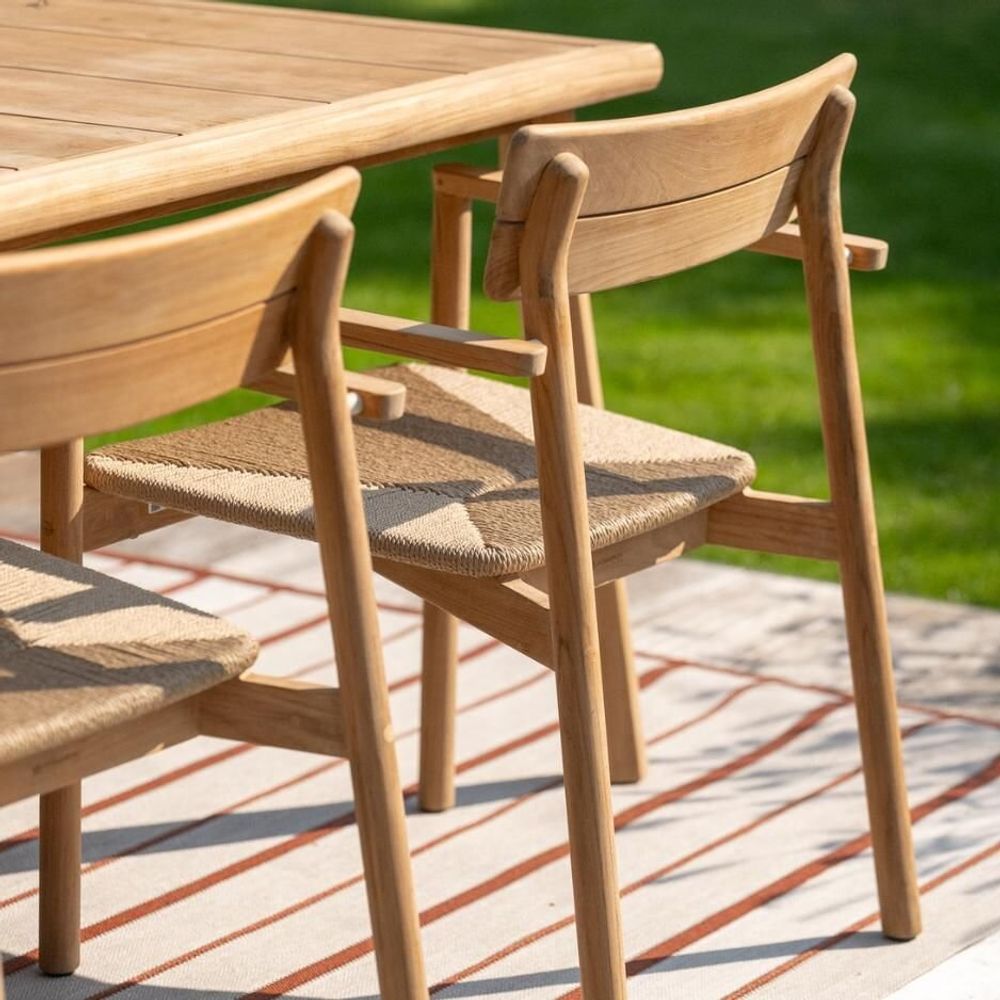 Chaises de jardin - Lynn teak Armchair - JATI KEBON