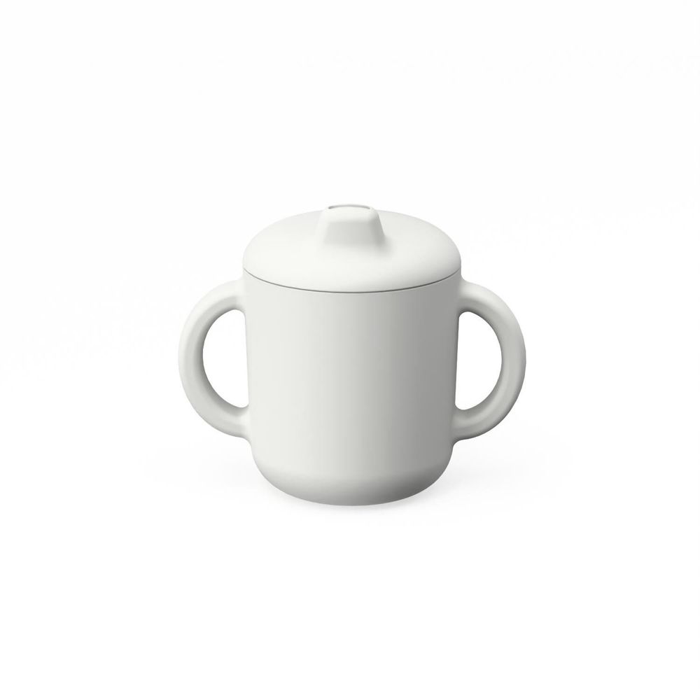 Children's mealtime - Silicone Sippy Cup with handles - Cloud - EKOBO