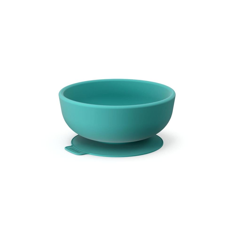 Children's mealtime - Silicone Suction Bowl - Lagoon - EKOBO