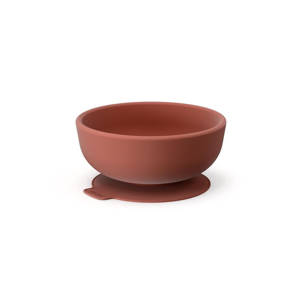 Children's mealtime - Silicone Suction Bowl - Terracotta - EKOBO