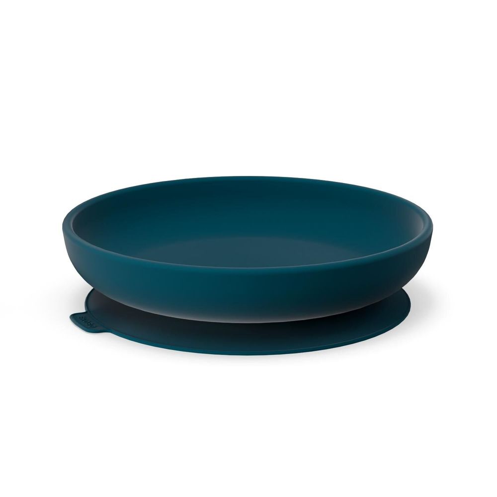 Children's mealtime - Silicone Suction Plate - Blue Abyss - EKOBO