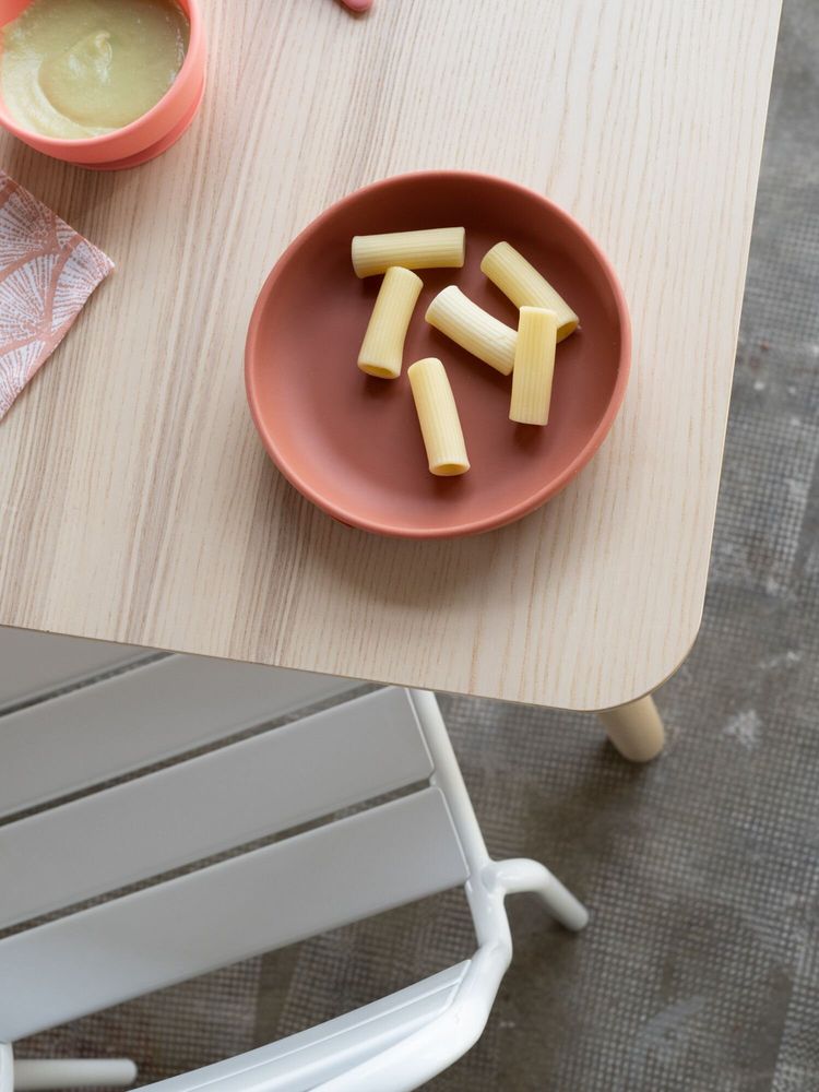 Children's mealtime - Silicone Suction Plate - Terracotta - EKOBO
