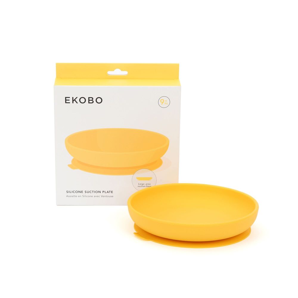 Children's mealtime - Silicone Suction Plate - Mimosa - EKOBO
