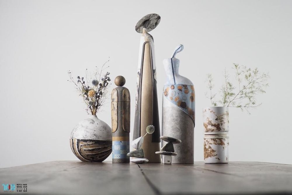 Decorative objects - OUR DESIGN RESTORES LIFE TO RECYCLE PAPER AND OTHER NATURAL MATERIALS. - 103PAPER SHOP