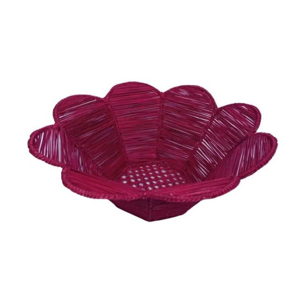Platter and bowls - Christmas Flower Bread Basket - CORO CORA