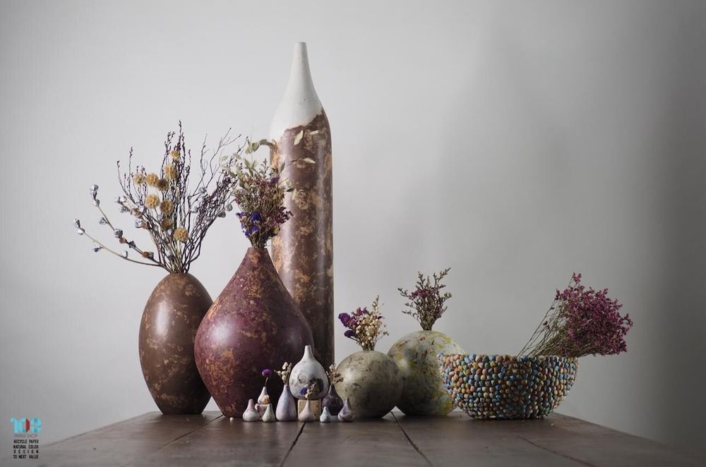 Decorative objects - OUR DESIGN RESTORES LIFE TO RECYCLE PAPER AND OTHER NATURAL MATERIALS. - 103PAPER SHOP