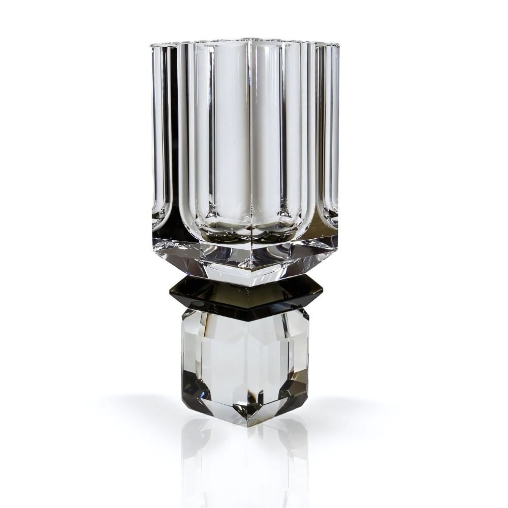 Crystal ware - Handmade Crystal Flower Vase Ambrosiá - ARCAICO
