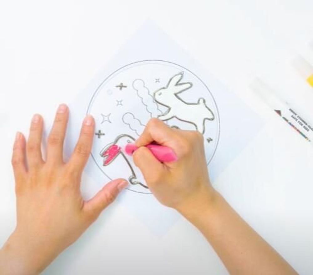 Loisirs créatifs pour enfant - [ARTSOOMBI] KIT DE BRICOLAGE MUSEUM IN HAND \ « Chuseok » Suncatcher - KCDF
