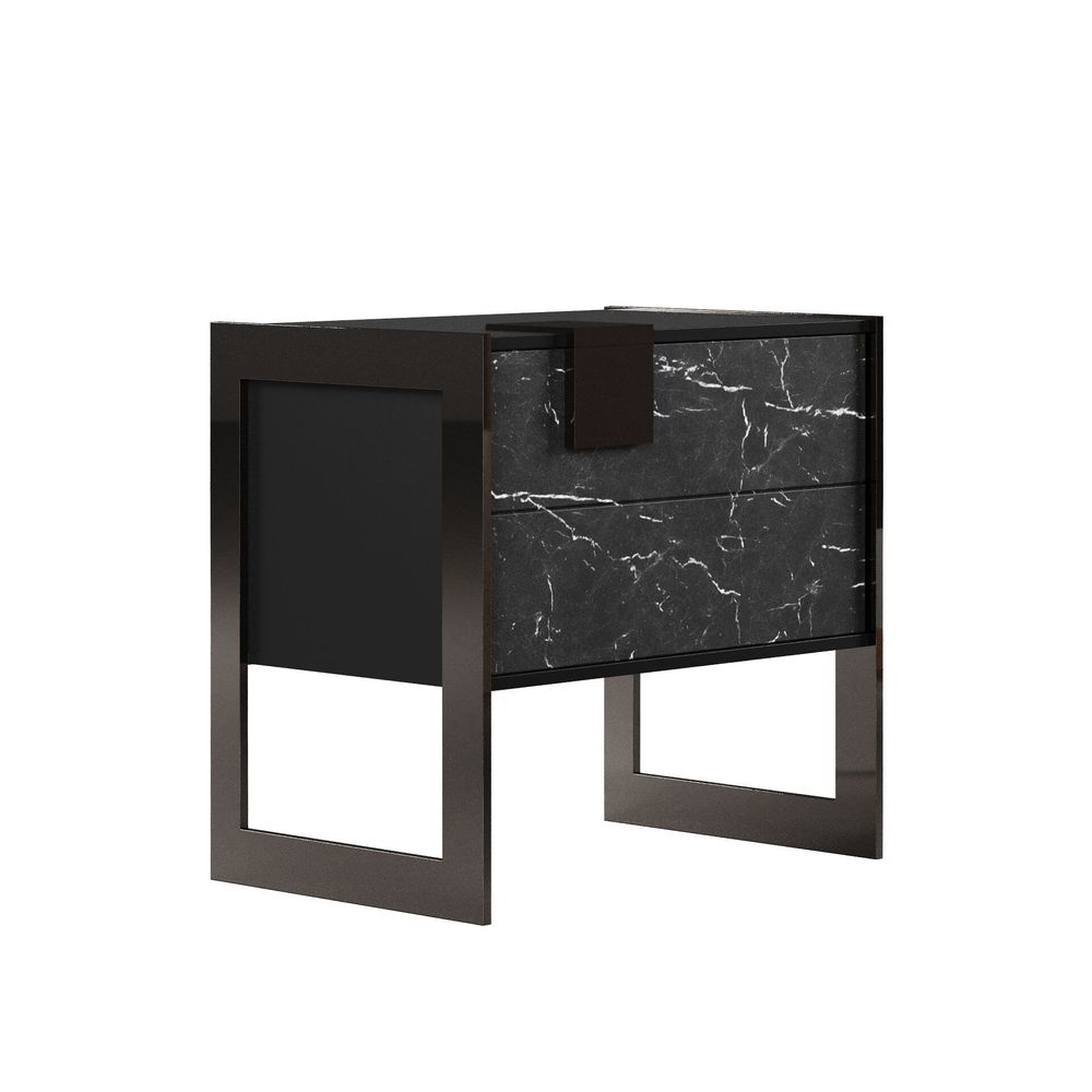 Tables de nuit - Table de chevet Coloma fabriquée au Portugal par Porus Studio - PORUS STUDIO