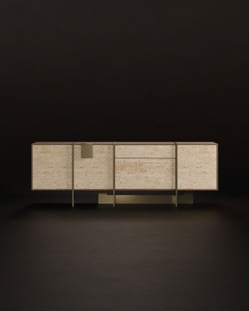 Buffets - Buffet Coloma fabriqué à la main au Portugal par Porus Studio - PORUS STUDIO