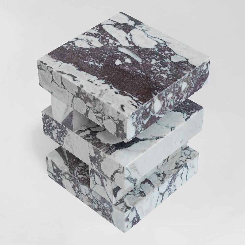 Coffee tables - 'S Y N C' CALACATTA SIDE TABLE - KIWANO CONCEPT