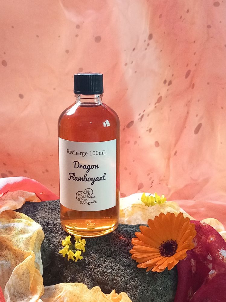 Parfums pour soi et eaux de toilette - Eau de parfum Dragon Flamboyant - Esprit du Feu - recharge 100mL - POÉSIE PARFUMÉE