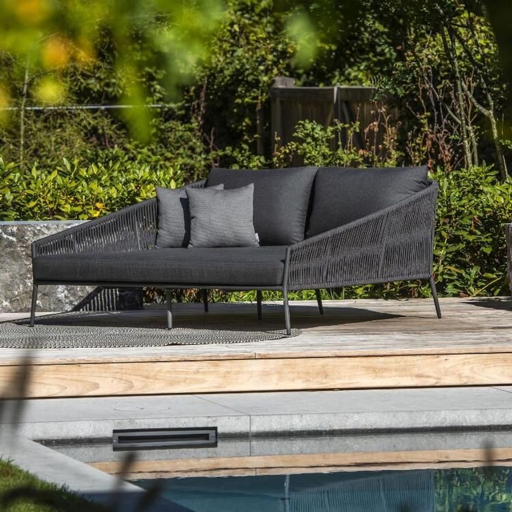 Deck chairs - Fortuna rope Daybed - JATI KEBON