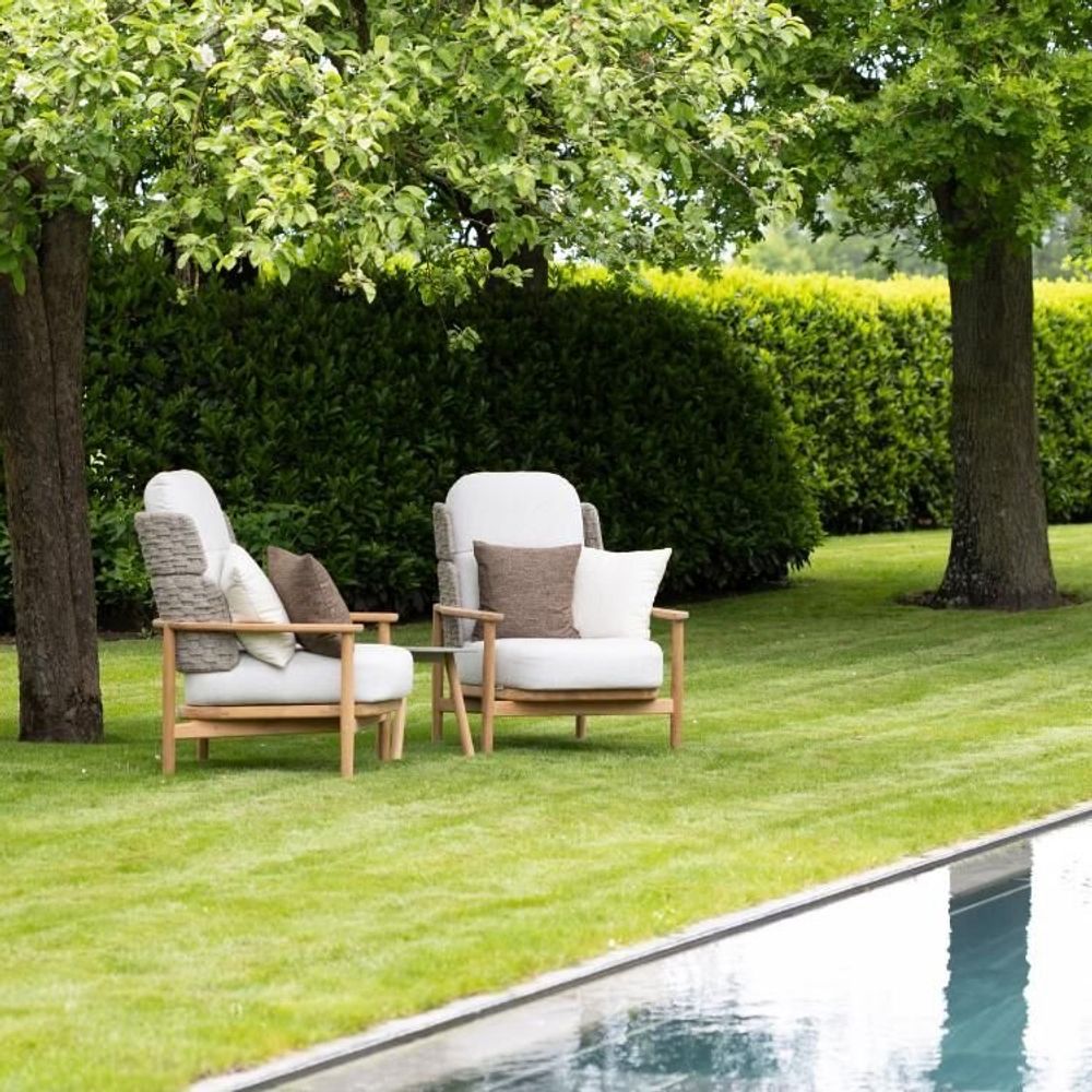 Canapés de jardin - Boho Sofa 1seat High back - JATI KEBON