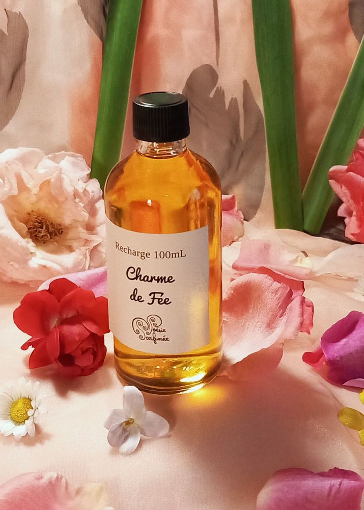 Fragrance for women & men - Eau de parfum Charme de Fée - Esprit des Fleurs - 100mL refill - POÉSIE PARFUMÉE