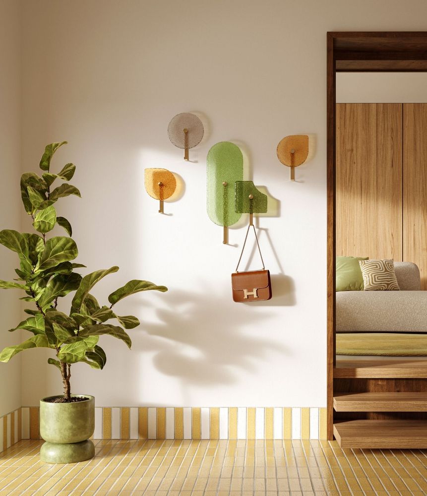 Other wall decoration - GLOWY coat hooks - MADEMOISELLE JO