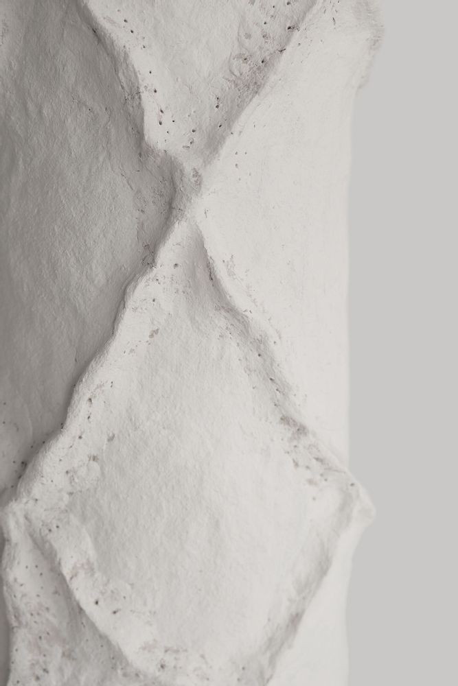 Lampadaires - Lampadaire Sea Star — Base sculpturale en biocomposite avec franges en - PLETOSTUDIO
