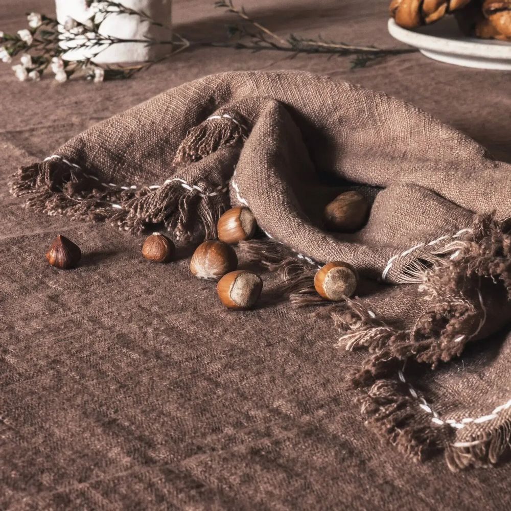 Serviettes - Paire de serviettes de table MARINARA 45x45cm - BED AND PHILOSOPHY