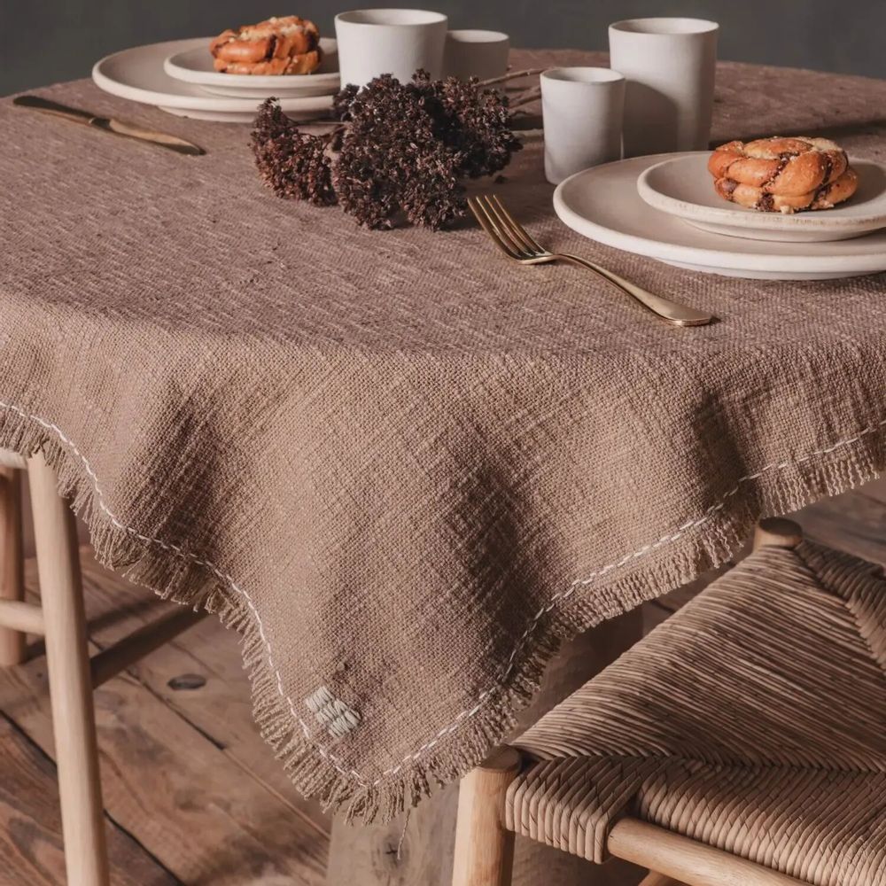 Table cloths - Tablecloth MATRIJANA1 170x170cm - BED AND PHILOSOPHY