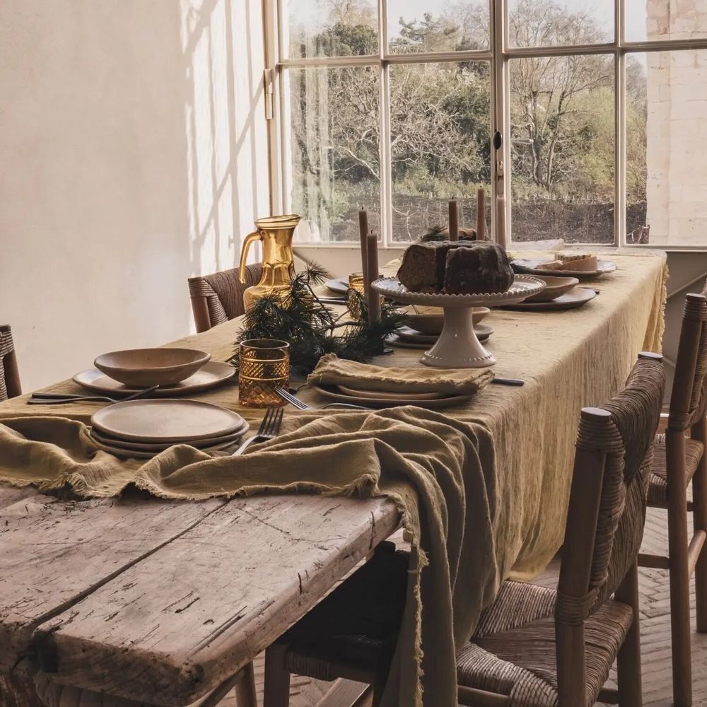 Table cloths - Tablecloth MATRIJANA2 170x250cm - BED AND PHILOSOPHY