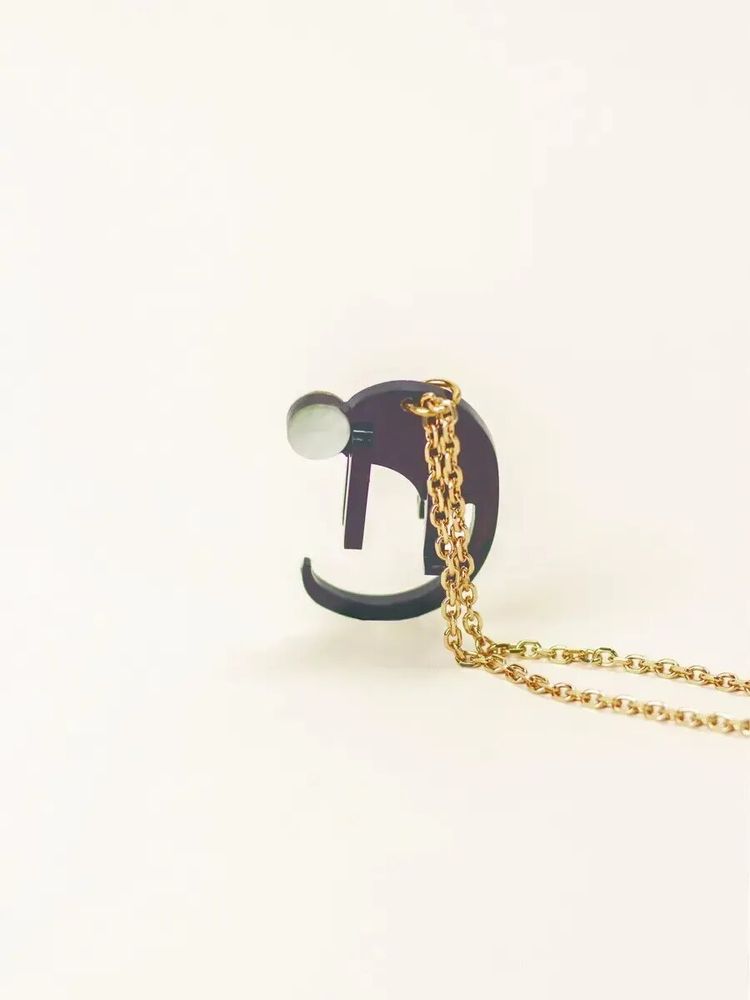 Jewelry - Monkey charm for necklace in black horn and mother-of-pearl - L INDOCHINEUR X RIVÊT