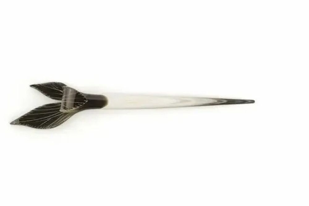 Barrettes - Pique à cheveux orchidée en corne blonde - L INDOCHINEUR X RIVÊT