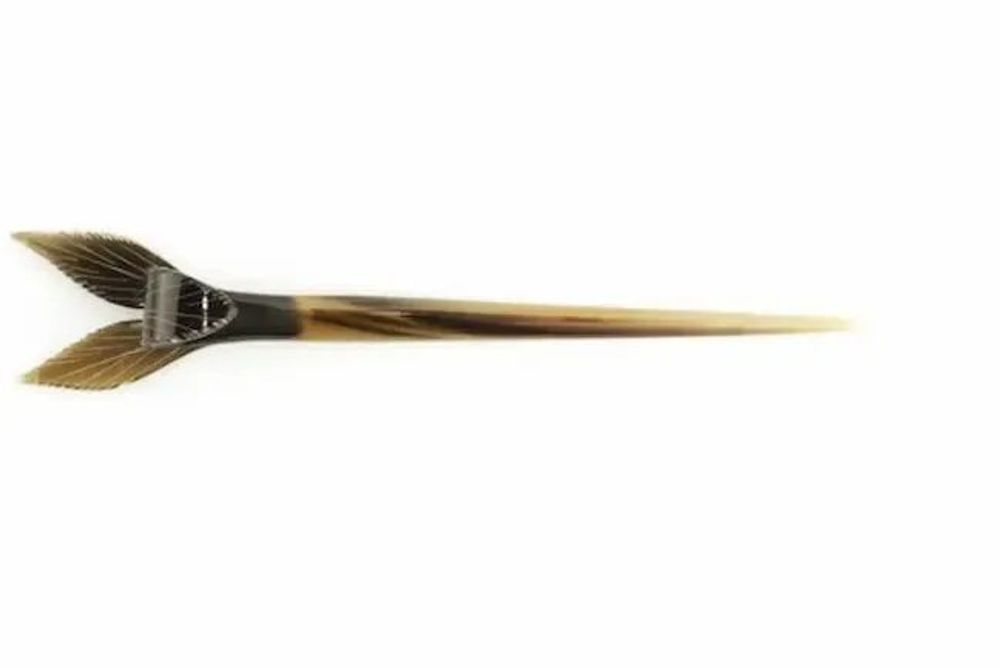 Barrettes - Pique à cheveux orchidée en corne blonde - L INDOCHINEUR X RIVÊT
