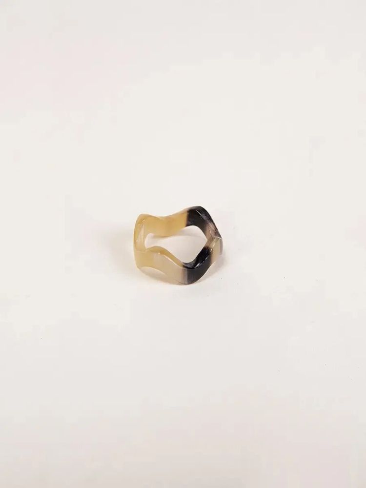 Jewelry - Ring Levure in blond horn in size L - L INDOCHINEUR X RIVÊT